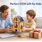 Build Your Own Solar Windmill House - Fun STEM DIY Kit for Kids product detail image 7