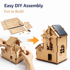 Build Your Own Solar Windmill House - Fun STEM DIY Kit for Kids product detail image 3