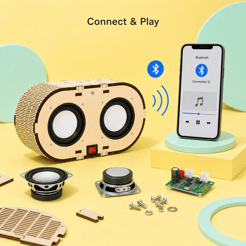 DIY Wooden Bluetooth Speaker