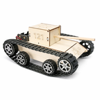 DIY Wooden Tank Model - Hands-On STEM Building Kit for Kids & Families product detail image 7