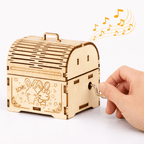 DIY Hand-Crank Wooden Music Box product detail image 5
