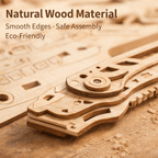 Wooden Folding Model Collection - Precision Mechanical Assembly Craft product detail image 4