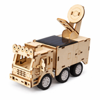 DIY Solar Powered Wooden STEM Car - Educational Science Toy for Kids product detail image 6