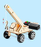 DIY Remote Control Crane Truck - Wooden STEM Building Kit for Kids product detail image 6