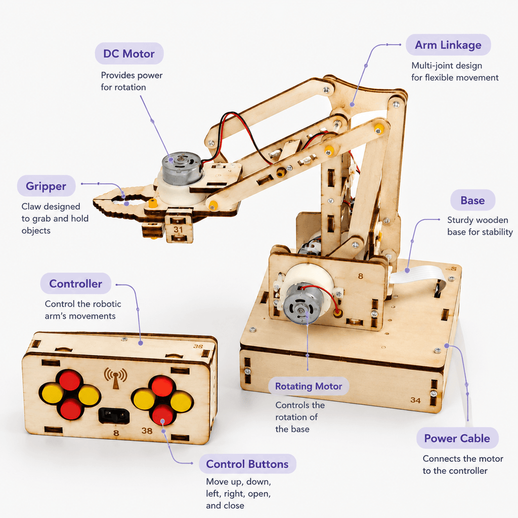 Build a Real Working Robotic Arm — From Scratch