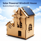 Build Your Own Solar Windmill House - Fun STEM DIY Kit for Kids product detail image 5