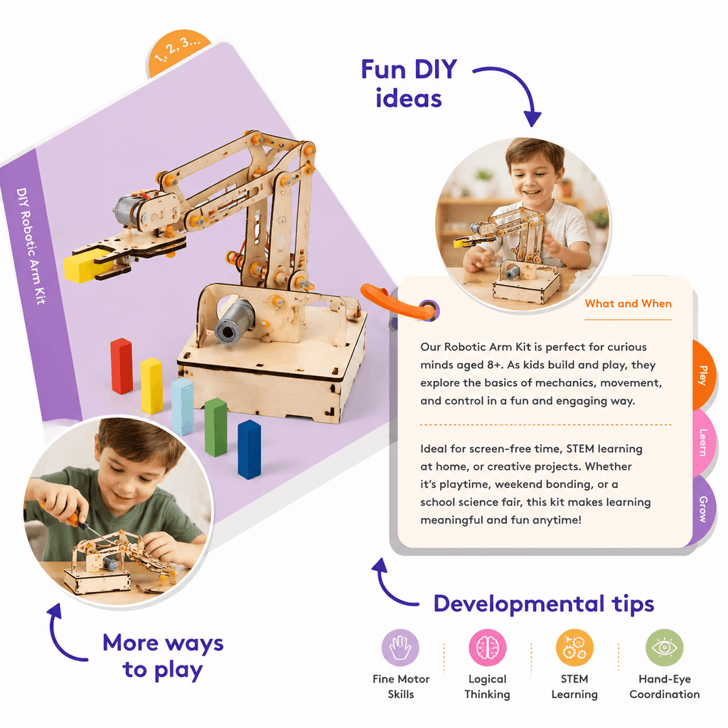 Build a Real Working Robotic Arm — From Scratch