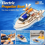 DIY Electric Paddle Boat STEM Kit - Hands-On Science Project for Kids product detail image 3